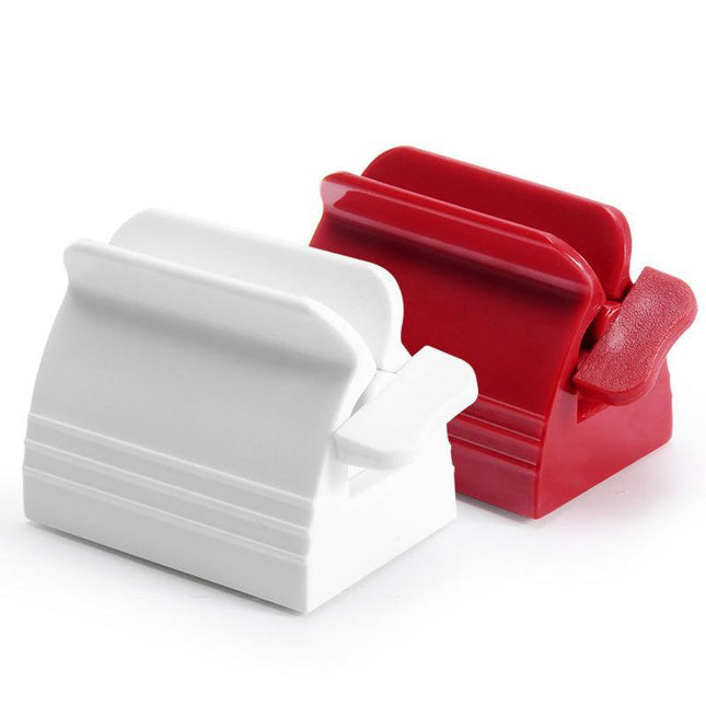 Large Bathroom Toothpaste Squeezer Tube Easy Stand Dispenser Rolling Holder Seat - Aimall