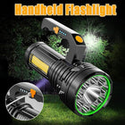 Robust USB Rechargeable LED Flashlight in use.
