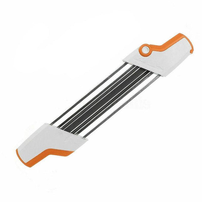AU Stock 2 IN 1 Chainsaw Teeth Quick Sharpener File For STIHL .325" 4.8mm Chain - Aimall