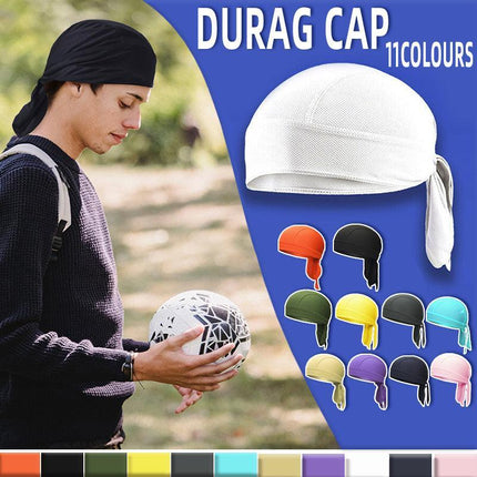 Durag Bandanna Cap Cycling Head Wraps Skull Cap Scarves Caps Motorcycle Sports - Aimall