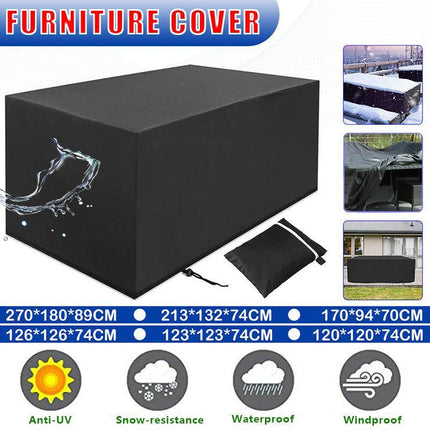 AU Waterproof Outdoor Furniture Cover Garden Patio Rain UV Table Protector Chair - Aimall