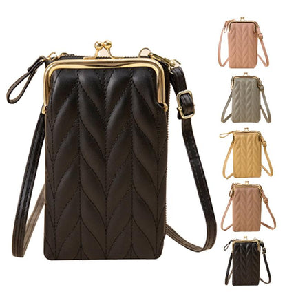 Women Mobile Phone Bag PU Leather Purse Wallet Shoulder Pouch Small Crossbody AU - Aimall