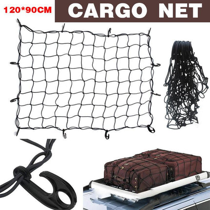 Car Roof Top Rack Basket Luggage Bungee Net Cargo Mesh Carrier Cover Storage AU - Aimall
