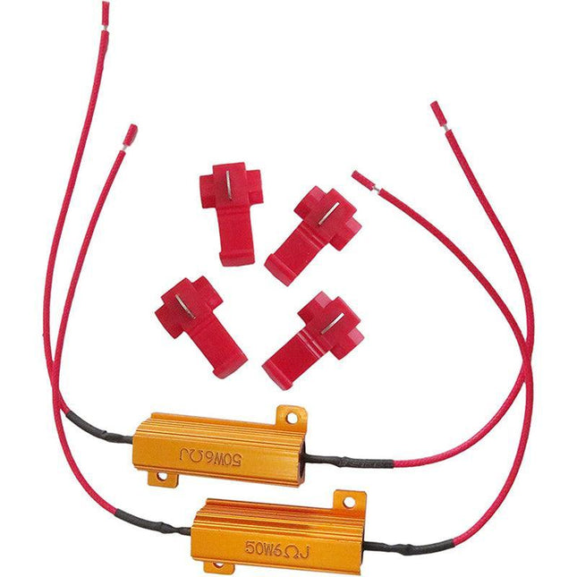 4X 50W LED LOAD RESISTOR 12V LIGHTS FRONT REAR INDICATOR HYPER FLASH CAR 4WD UTE - Aimall