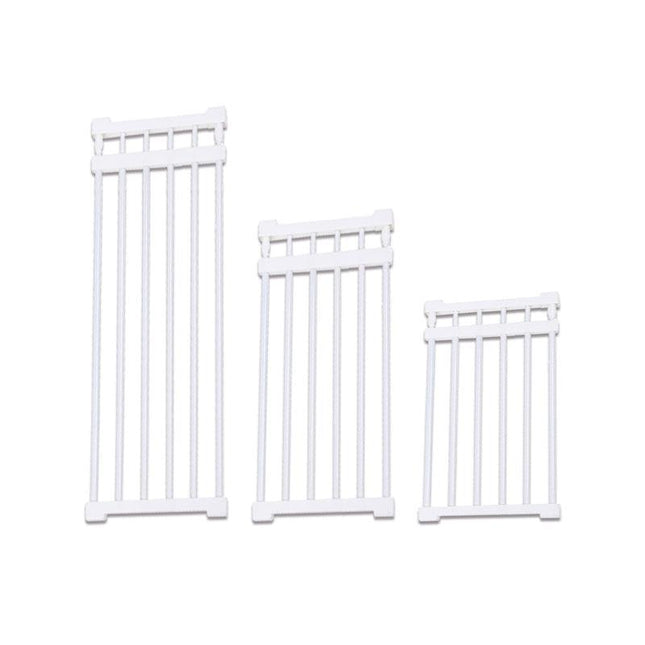 12 Sizes Adjustable Rack Hanger Rod Shelf Closet Kitchen Organiser Separator AU - Aimall