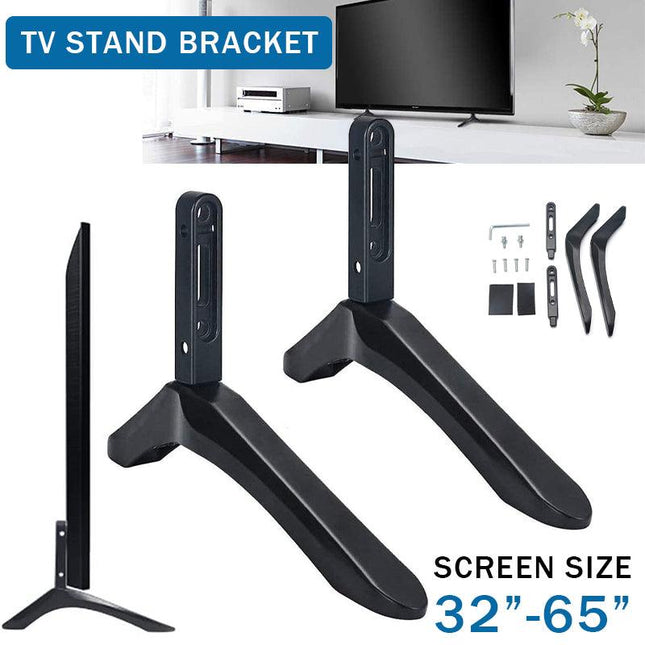 Universal Table Top TV Stand Leg Mount For LED LCD Screen 32-65” Bracket - Aimall
