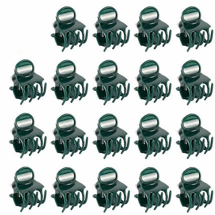 100PCS Plastic Orchid Plant Garden Clips Vegetable Support Flower Holding Stake - Aimall