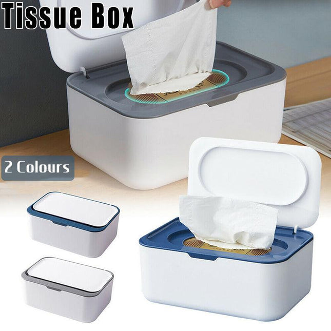 Mask Storage Case Tissue Box Wet Paper Holders Organiser Holder Covers Dispenser - Aimall
