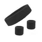Wristbands Headband Sweatbands Sweat Band for Sport Tennis Badminton Yoga Cotton - Aimall