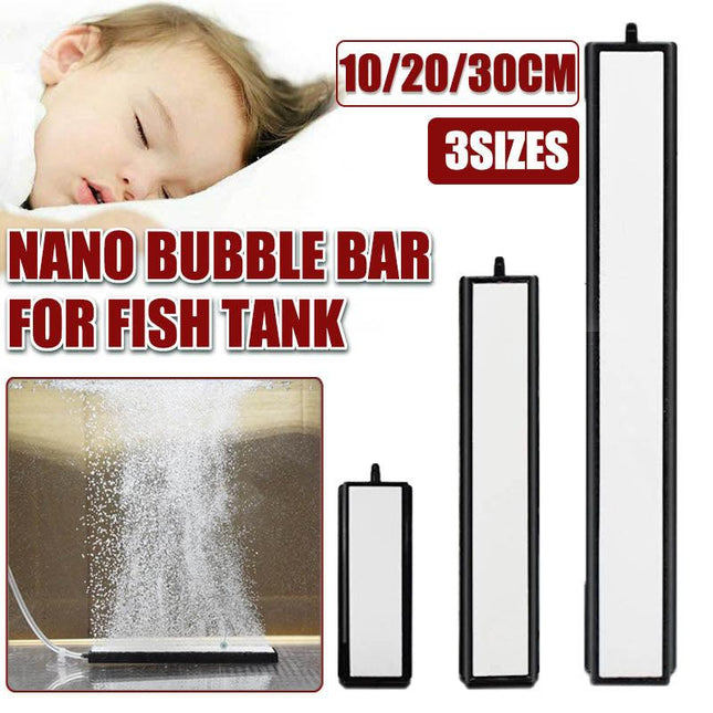 Aquarium Air Stones White Nano Bubble Bar For Fish Tank, Pond, & DWC Hydroponic - Aimall