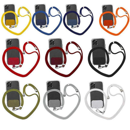 Universal Mobile Phone Lanyard Adjustable Hanging Neck Strap With Patch Fashion - Aimall