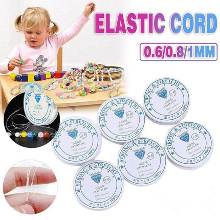 Super Stretch Elastic Cord String Beading Crystal Line DIY Jewelry Bracelet Rope - Aimall