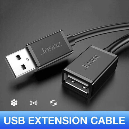 JASOZ USB Extension Data Cable 2.0 A Male to A Female Long Cord for Laptop PC AU - Aimall