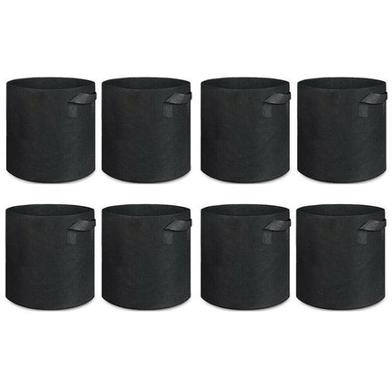 10 PACK Fabric Plant Grow Pots Breathable Planter Bags 2/3/5/7/10/20 Gallon AU - Aimall