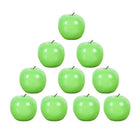 10 x Artificial Green Apple Apples Fake Fruit Home Party Wedding Shop Decor AU - Aimall