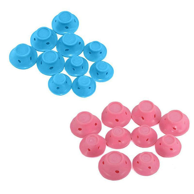 10PCS No Heat Hair Curlers Clip DIY Magic Silicone Soft Rollers Care Heatless AU - Aimall