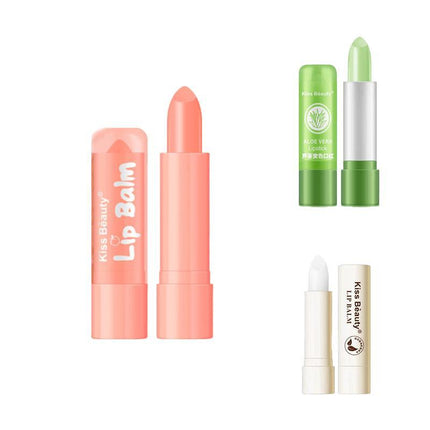 Aloe Vera Lip Colour Changing Lipstick Long Lasting Moisturizing Natural Balm AU - Aimall