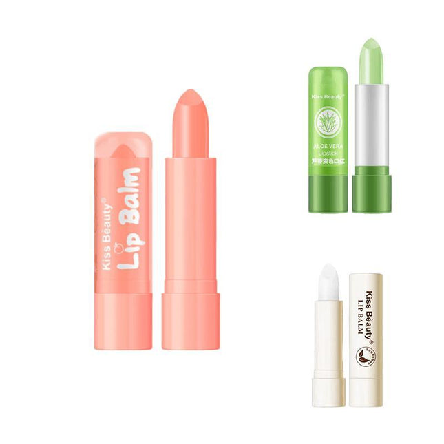 Aloe Vera Lip Colour Changing Lipstick Long Lasting Moisturizing Natural Balm AU - Aimall