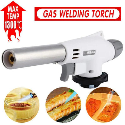 Gas Welding Torch Flame Jet Gun Butane Blow Soldering Burner Lighter Solder New - Aimall