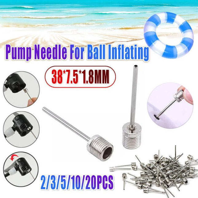 Pump Needle Sports Inflating Pin Nozzle Football Basketball Soccer Ball Air AU - Aimall