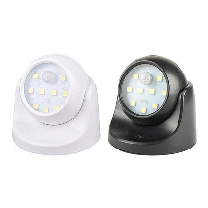 360° Battery Operated Indoor Outdoor Garden Motion Sensor Security LED Light New - Aimall