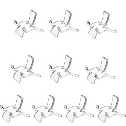 10Pcs Acrylic Specimen Geodes Supporting Base Mineral Stand Display Holder Easel - Aimall