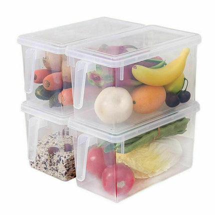 Wasel Refrigerator Storage Box Food Container Kitchen Fridge Organiser FreezerAU - Aimall