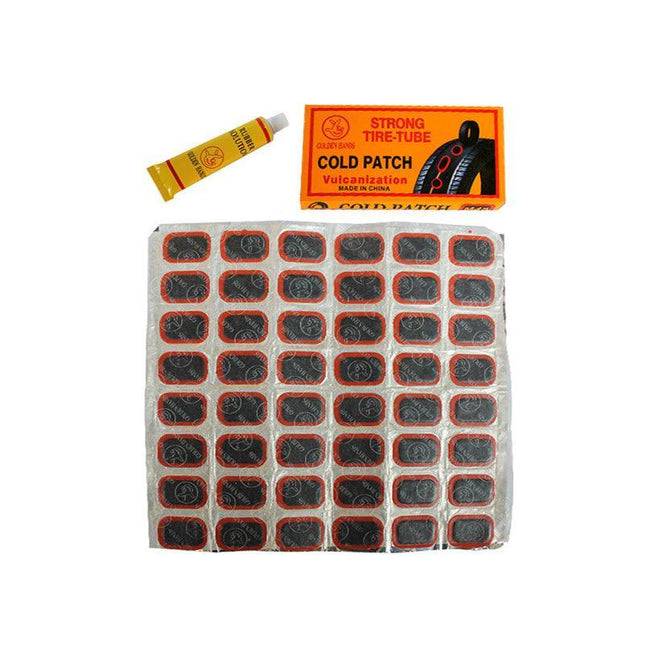 48Pcs Patches Bicycle Motor Bike Tyre Tire Inner Tube Puncture Repair Kit AU - Aimall