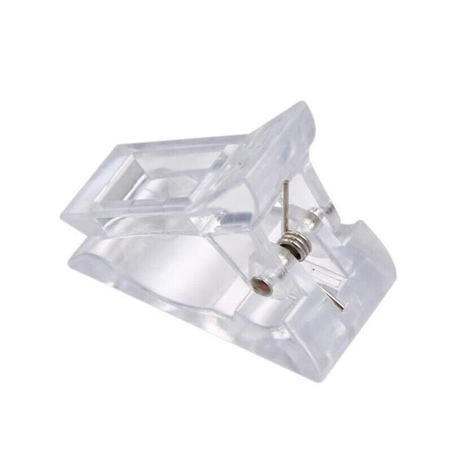 5-50PCS Nail Tips Clip Clamps for Poly Gel Quick Building Extension Builder Tool - Aimall