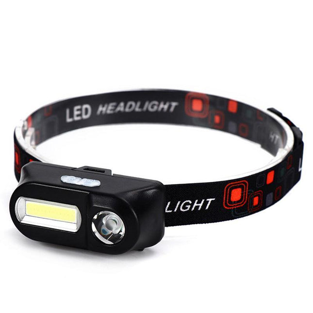 Super Bright Waterproof Head Torch Headlight LED USB Rechargeable Headlamp Fish - Aimall