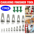 17PCS Stainless Steel Perfect Caulking Nozzle Applicator Sealant Finishing Tool - Aimall