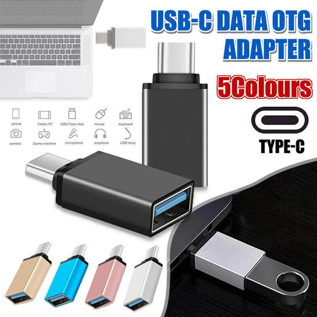 USB-C OTG Data Adapter USB 3.2 Type C Male to USB 3.2 A Female Cable Converter - Aimall