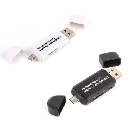 Micro USB OTG to USB 2.0 Adapter SD TF Micro Card Reader For PC Mobile Phone AU - Aimall