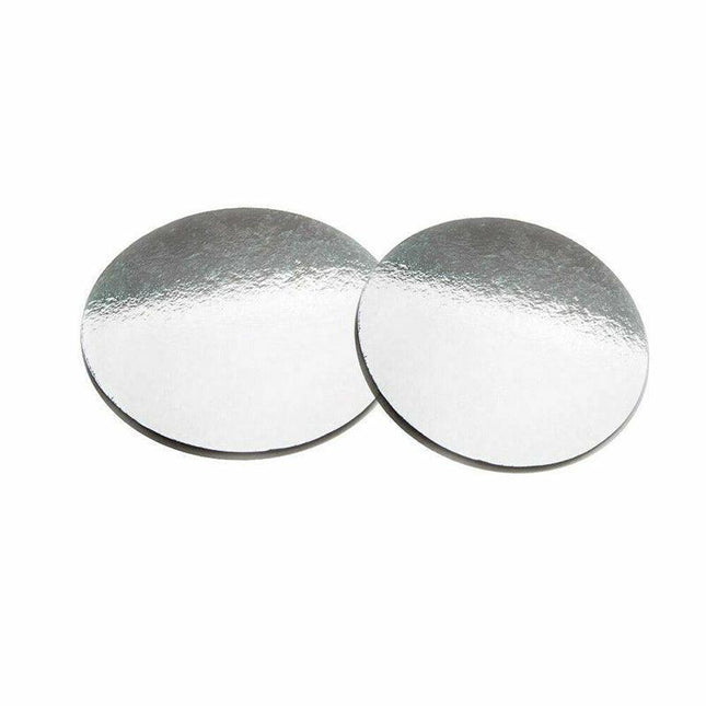 Cake Board Silver Rd 10"-Cake Cupcake Cardboard Window Sweets Boxes Muffin Cases Aimall