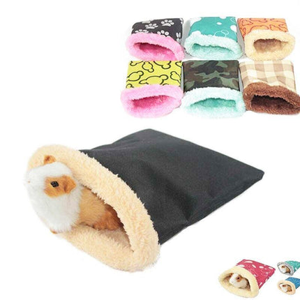 Pet Bed Guinea Pig Squirrel Small Hedgehog Hamster Warm Pet Nest Sleeping Bag AU - Aimall