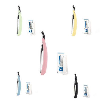 Old Shaver Razor Eyebrow Knife Folding Manual Shaver Holder Home Salon Tool AU - Aimall