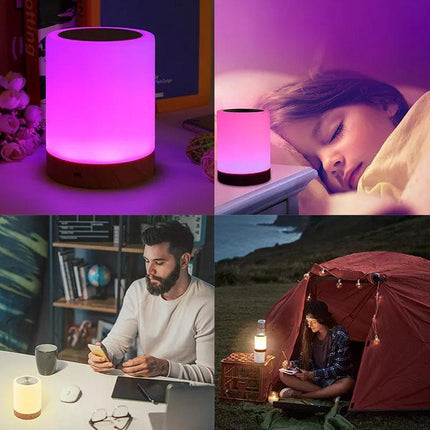 Touch LED Desk Lamp Bedside Study Reading Table Light USB Ports Dimmable AU - Aimall