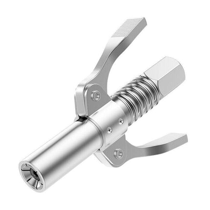 Grease Tool Coupler Heavy-Duty Quick Lock Double Handle Leak-Free Grease Gun HG - Aimall