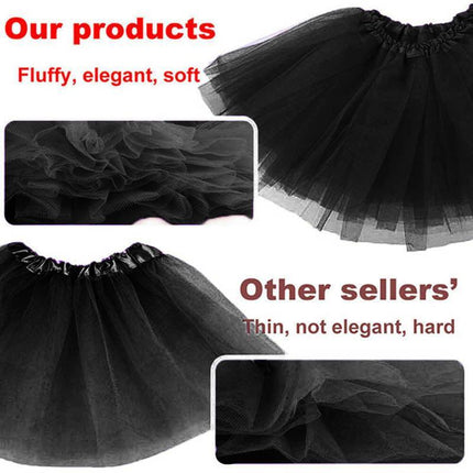 New Adults Tulle Tutu Skirt Dressup Party Costume Ballet Womens Girls Dance Wear - Aimall