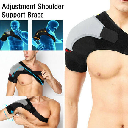 AOLIKES Shoulder Brace Rotator Cuff Pain Relief Support Therapy Belt Sleeve AU - Aimall