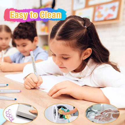 21 Acrylic Paint Marker Pens Set Permanent Stone Glass Metal Fabric Waterproof - Aimall