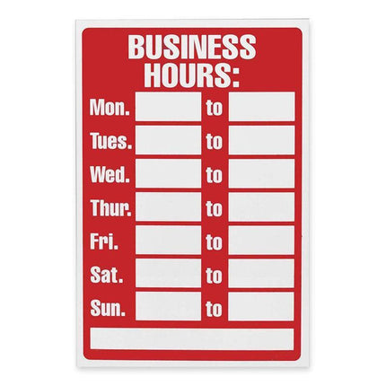 Business Hours Open Close Sign Clock Office Business Shop Door Restaurant Window - Aimall