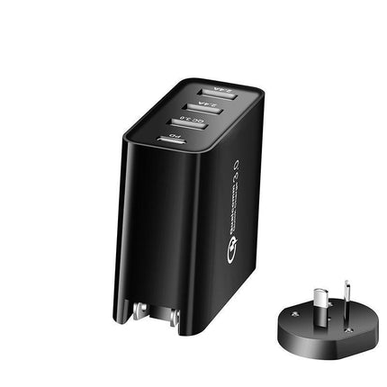 48W QUALCOMM QC3.0 4 PORT TYPE C FAST WALL CHARGER PLUG Adapter AU STOCK - Aimall