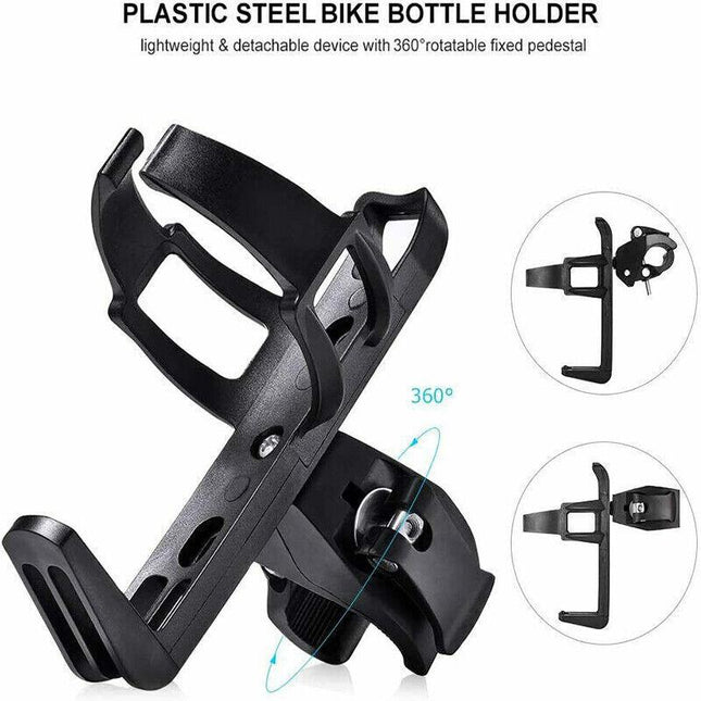 Bike Cup Holder Water Bottle Cage Bicycle Handlebar Mount Drink Cycling Beverage - Aimall