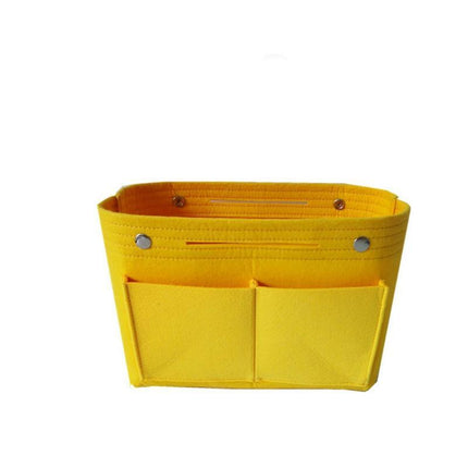 Travel Organiser Handbag Felt Bag Tote Insert Liner Purse Pouch Women 25*16*9cm - Aimall