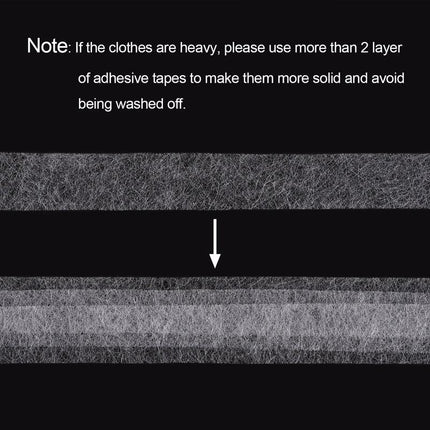 1-5Rolls 64M Fabric Fusing Tape Adhesive Hem Iron-on Tape Hemming Tape 15mm Wide - Aimall