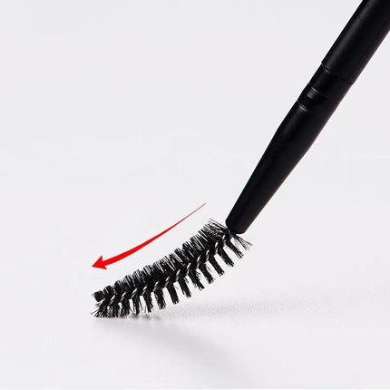 Eyebrow Brush Dual-ended Duo Brow Eyeliner Angled Cut Spoolie Brush Makeup Tools - Aimall