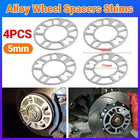 4x 5MM Alloy Aluminum Wheel Spacer Shims Universal 4/5 Stud For 5x114.3 5x120 AU - Aimall