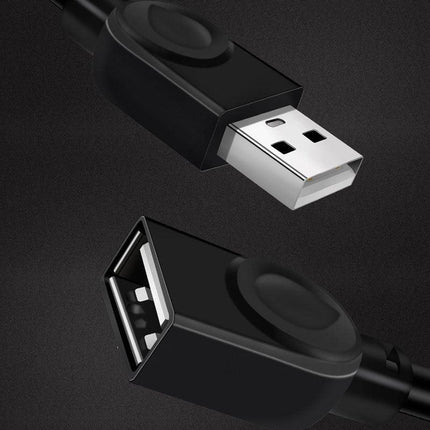 USB Extension Data Cable 2.0 A Male to A Female Long Cord for MacBook & Computer - Aimall