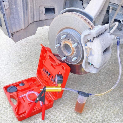 Hand-Held Brake Bleeder Tester Set Bleed Kit Car Motorbike Bleeding Vacuum Pump - Aimall